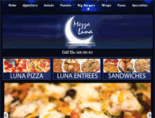 Tablet Screenshot of mezzalunallc.com